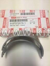 Вкладыши коренные 4HK1/6HK1/4HG1/4HЕ1 ISUZU NQR75 (к-т , 2шт) 8973720761